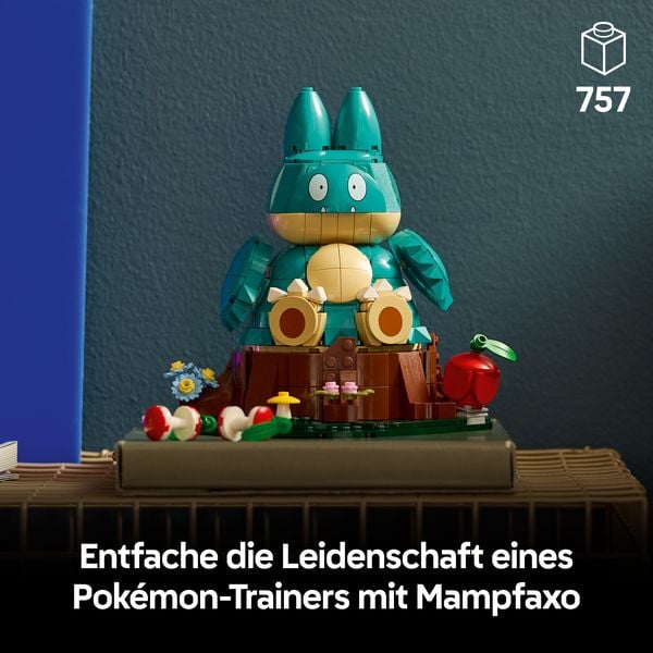 Produktbild: LEGO Pok&eacute;mon Mampfaxo Modellbau - Figur zum Sammeln & als Deko 72150