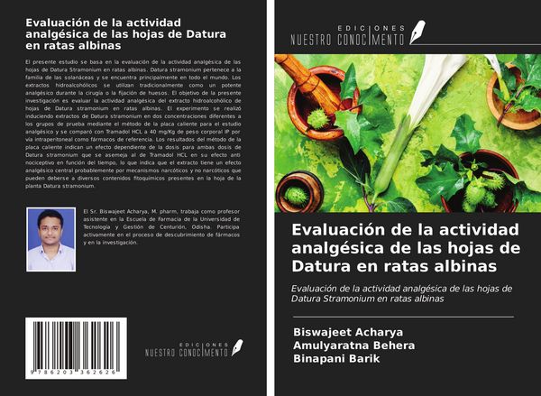 Produktbild: Evaluaci&oacute;n de la actividad analg&eacute;sica de las hojas de Datura en ratas albinas