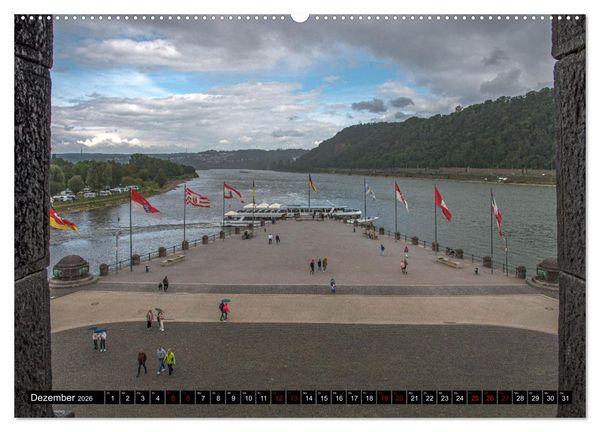 Produktbild: Die Mosel zwischen Bremm und Koblenz (Wandkalender 2026 DIN A2 quer), CALVENDO Monatskalender
