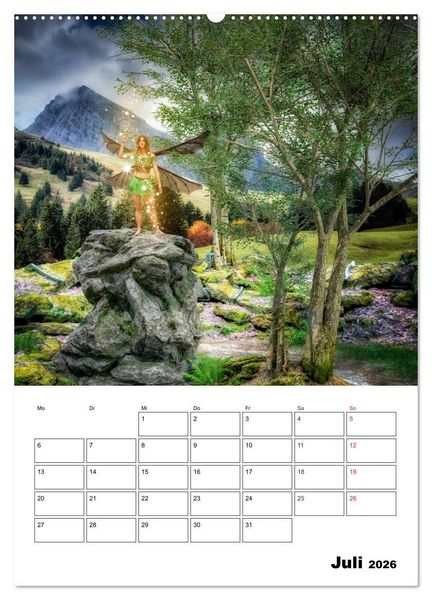 Produktbild: Im Land der imagin&auml;ren Feen (hochwertiger Premium Wandkalender 2026 DIN A2 hoch), Kunstdruck in Hochglanz