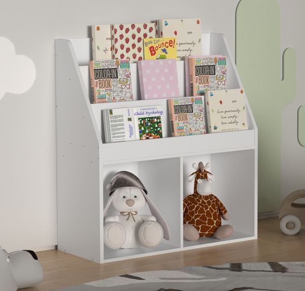 Produktbild: Holz Kinderregal B&uuml;cherregal Kinder Regal Besira M
