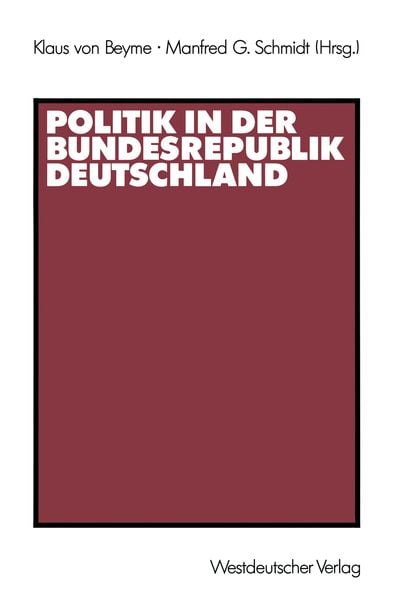 Produktbild: Politik in der Bundesrepublik Deutschland