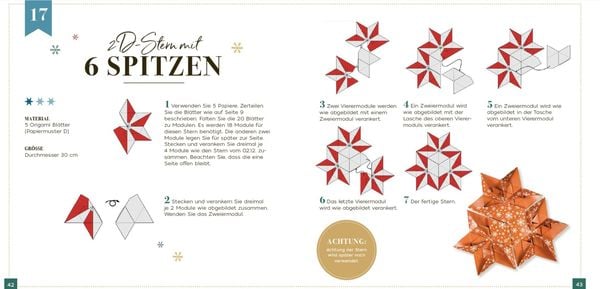 Produktbild: Sternenzauber. Das Adventskalender-Buch - jeden Tag einen neuen Stern falten
