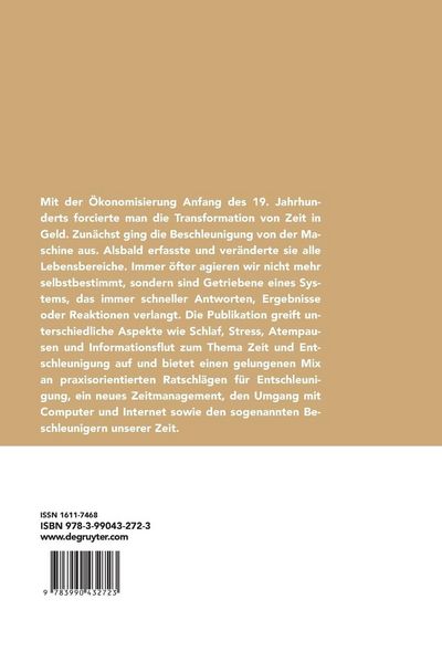 Produktbild: Entschleunigung