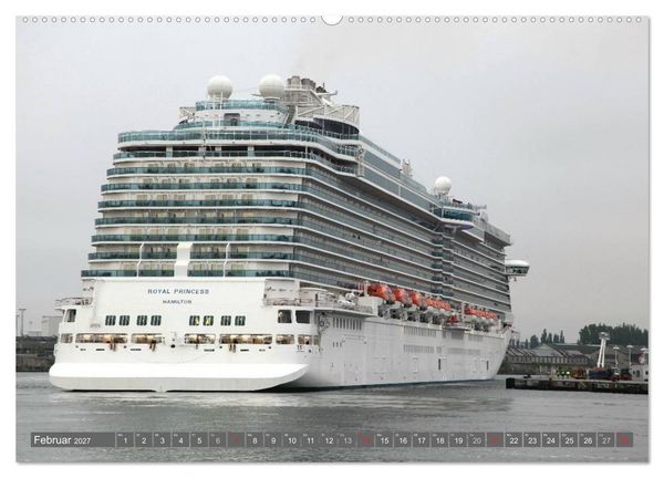 Produktbild: Kreuzfahrt Warnem&uuml;nde (Wandkalender 2027 DIN A2 quer), CALVENDO Monatskalender