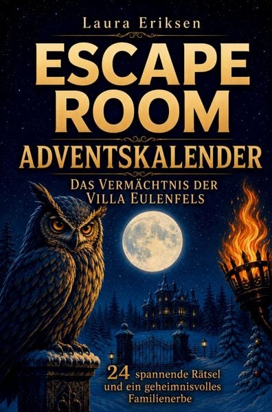 Produktbild: Escape Room Adventskalender - Das Verm&auml;chtnis der Villa Eulenfels