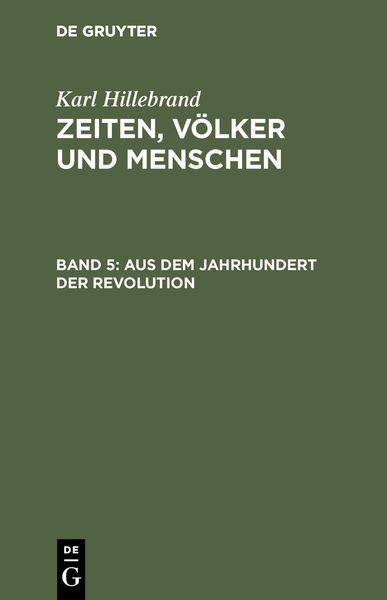 Produktbild: Aus dem Jahrhundert der Revolution