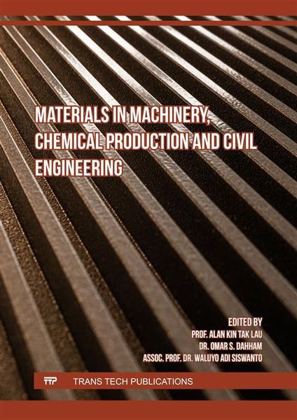 Produktbild: Materials in Machinery, Chemical Production and Civil Engineering