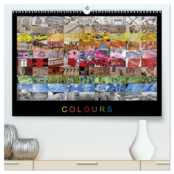 Produktbild: Colours (hochwertiger Premium Wandkalender 2026 DIN A2 quer), Kunstdruck in Hochglanz