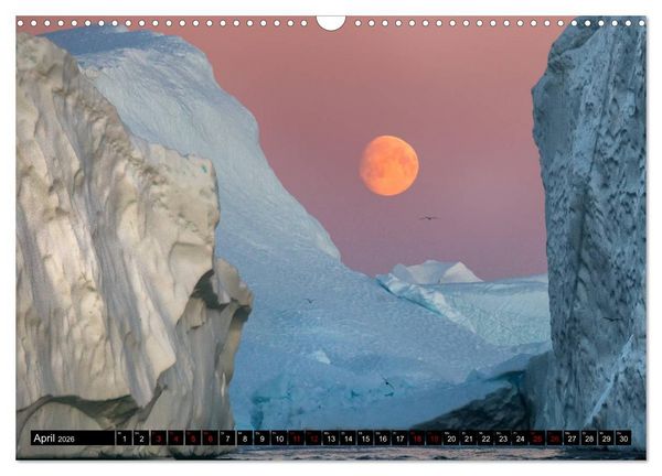 Produktbild: GR&Ouml;NLAND Eisfjord und Diskobucht (Wandkalender 2026 DIN A3 quer), CALVENDO Monatskalender