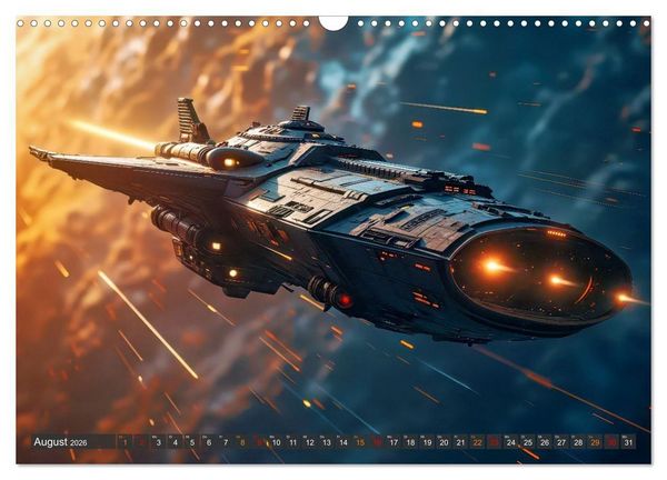 Produktbild: Generationsraumschiffe (Wandkalender 2026 DIN A3 quer), CALVENDO Monatskalender