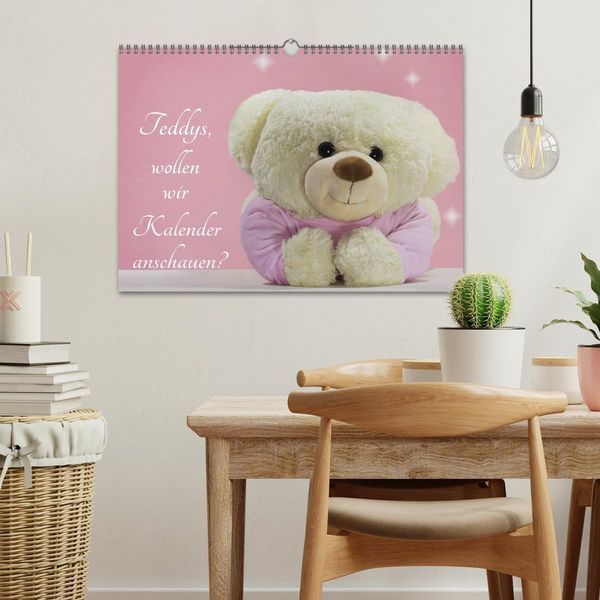 Produktbild: Teddys, wollen wir Kalender anschauen? (Wandkalender 2026 DIN A3 quer), CALVENDO Monatskalender