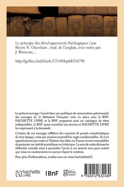 Produktbild: Le principe des d&eacute;veloppements th&eacute;ologiques