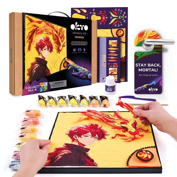 Produktbild: OKTO 3D Kreativit&auml;tsset Manga "Feuer"