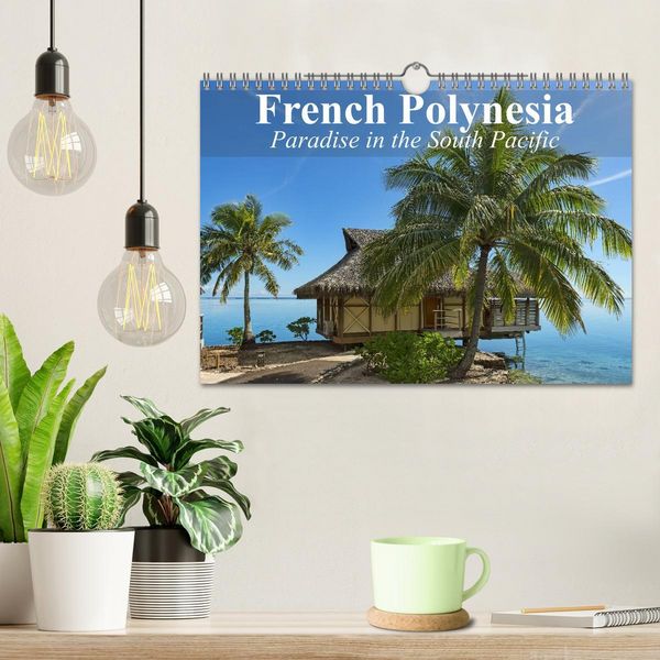 Produktbild: French Polynesia Paradise in the South Pacific (Wall Calendar 2026 DIN A4 landscape), CALVENDO 12 Month Wall Calendar