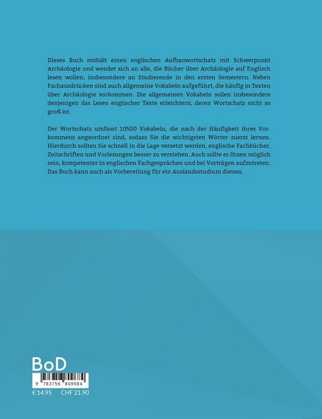 Produktbild: Wortschatz Englisch Archäologie