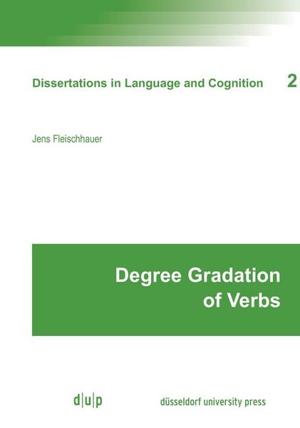 Produktbild: Degree Gradation of Verbs