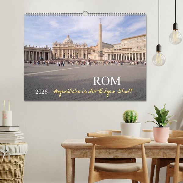 Produktbild: Rom, Augenblicke in der Ewigen Stadt (Wandkalender 2026 DIN A2 quer), CALVENDO Monatskalender