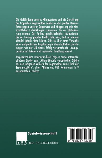 Produktbild: Globalisierung lokaler Politik