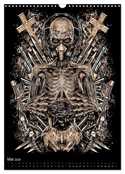 Produktbild: BLOODBOY/WAR ILLUSTRATION (Wandkalender 2026 DIN A3 hoch), CALVENDO Monatskalender