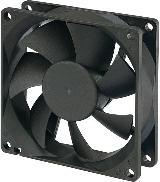 TRU COMPONENTS RD8025B12M Axiallüfter 12 V/DC 51 m³/h (L x B x H) 80 x 80 x 25mm