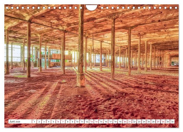 Produktbild: Lost Places - Verlassene R&auml;ume (Wandkalender 2026 DIN A4 quer), CALVENDO Monatskalender