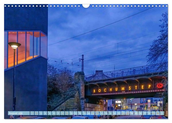 Produktbild: KunstLichtTore in Bochum - und Br&uuml;cken, die es werden sollten (Wandkalender 2026 DIN A3 quer), CALVENDO Monatskalender