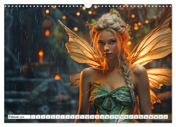 Produktbild: Mystische Kreaturen - Ein Jahr voller Magie und Fantasie (Wandkalender 2026 DIN A3 quer), CALVENDO Monatskalender