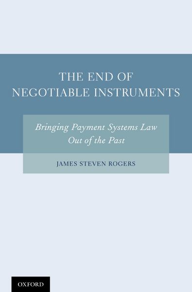 Produktbild: The End of Negotiable Instruments
