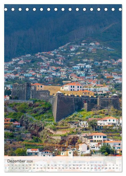Produktbild: Madeira - Natur und Geschichte (Tischkalender 2026 DIN A5 hoch), CALVENDO Monatskalender
