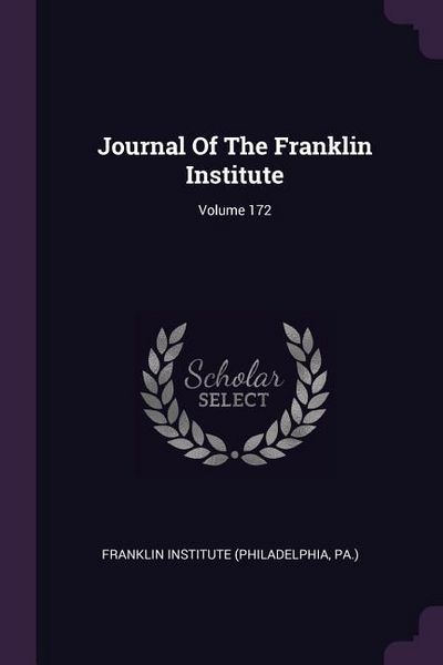 Produktbild: Journal Of The Franklin Institute; Volume 172