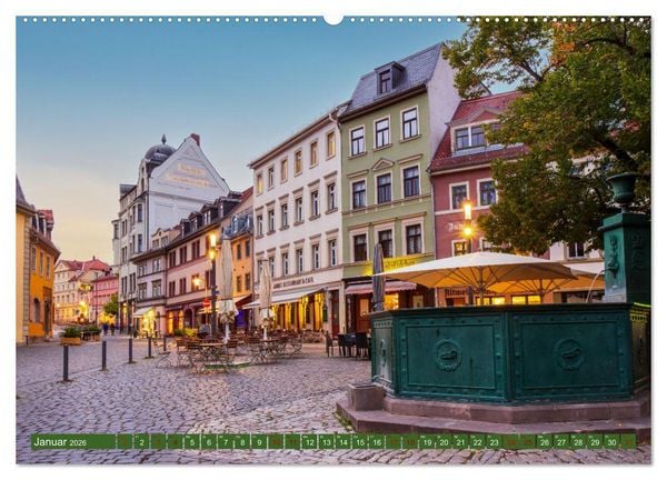Produktbild: Klassikerstadt Weimar - Reise durch das sch&ouml;ne Th&uuml;ringen (hochwertiger Premium Wandkalender 2026 DIN A2 quer), Kunstdruck in Hochglanz