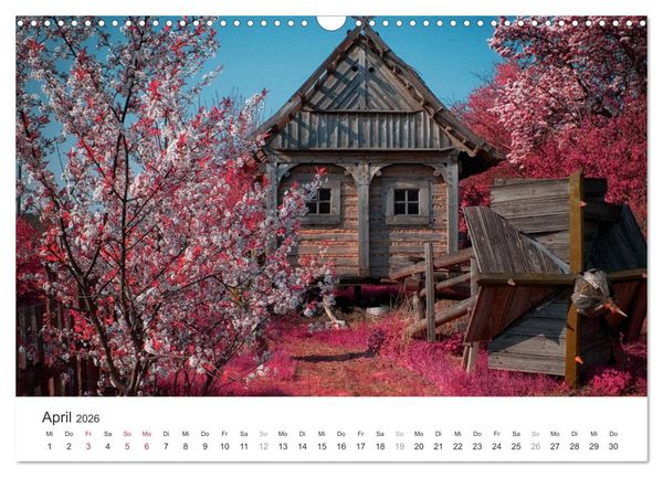 Produktbild: Cottbus und seine Umgebung in Infrarot (Wandkalender 2026 DIN A3 quer), CALVENDO Monatskalender