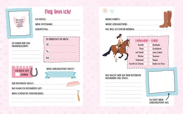 Produktbild: Meine Freunde &ndash; Das Freundebuch von den beliebten Social-Media-Stars Lia und Lea &ndash; # ponylife