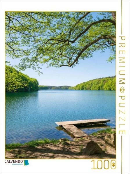 Produktbild: CALVENDO Puzzle Schmaler Luzinsee | 1000 Teile Lege-Gr&ouml;&szlig;e 64x48cm Foto-Puzzle f&uuml;r gl&uuml;ckliche Stunden