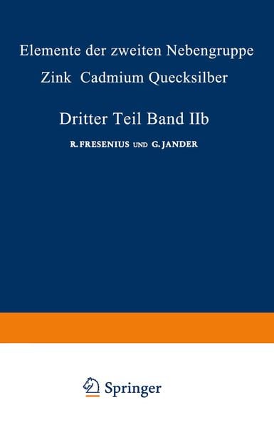 Produktbild: Elemente der Zweiten Nebengruppe