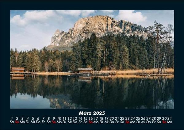 Produktbild: Bergige Welten 2025 Fotokalender DIN A5