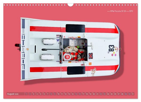 Produktbild: Legenden des Rennsports Historic Sports Cars 1960-1975 (Wandkalender 2026 DIN A3 quer), CALVENDO Monatskalender