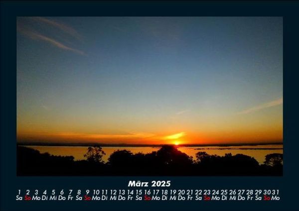 Produktbild: Sonnenuntergang 2025 Fotokalender DIN A5