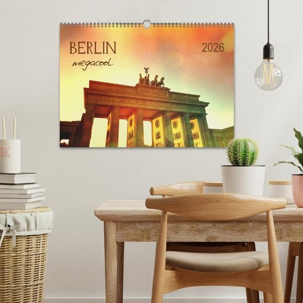 Produktbild: Berlin megacool (Wandkalender 2026 DIN A3 quer), CALVENDO Monatskalender