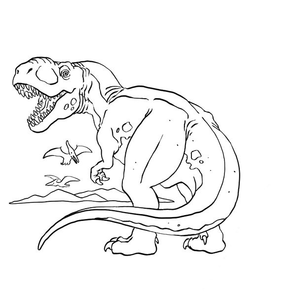 Produktbild: Malbuch (T-Rex World)