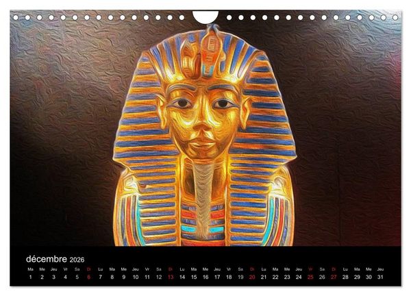 Produktbild: L'&Eacute;GYPTE EN COULEURS (Calendrier mural 2026 DIN A4 vertical), CALVENDO calendrier mensuel