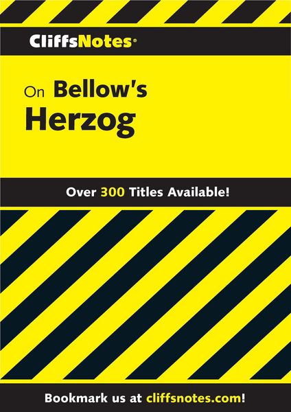 Produktbild: CliffsNotes on Bellow's Herzog