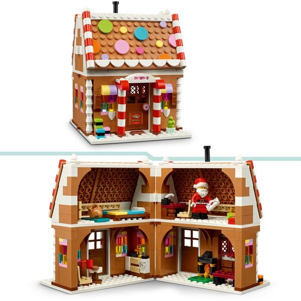 Produktbild: LEGO Weihnachtliches Lebkuchenhaus Modellbau Kinderspielzeug 40809