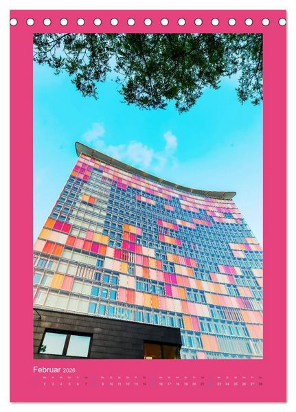 Produktbild: High-Tech-Architektur (Tischkalender 2026 DIN A5 hoch), CALVENDO Monatskalender