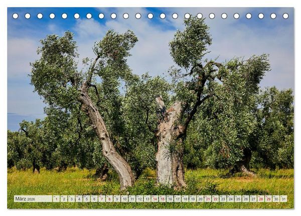 Produktbild: Apulien (Tischkalender 2026 DIN A5 quer), CALVENDO Monatskalender