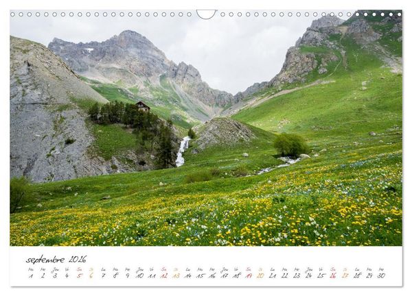 Produktbild: Sur la route des Grandes Alpes, la vall&eacute;e de la Guisane (Calendrier mural 2026 DIN A3 vertical), CALVENDO calendrier mensuel