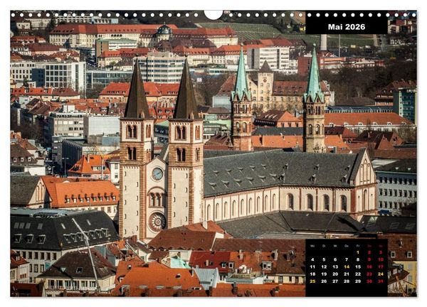 Produktbild: W&uuml;rzburg - Die Perle Unterfrankens (Wandkalender 2026 DIN A3 quer), CALVENDO Monatskalender