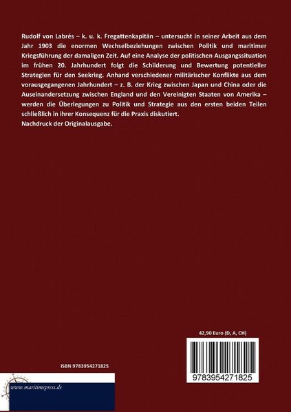 Produktbild: Politik und Seekrieg