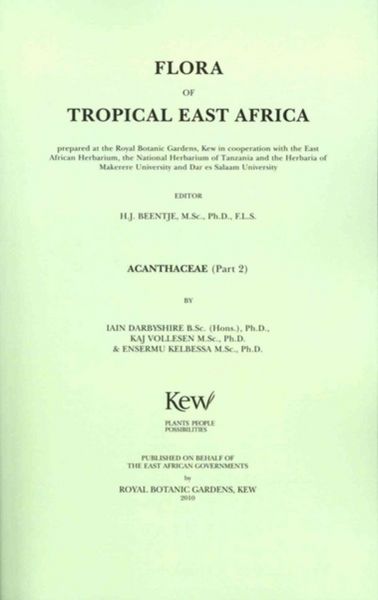 Produktbild: Flora Of Tropical East Africa